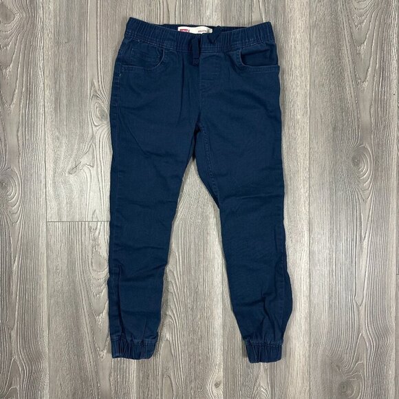 Levi's Other - Levi’s Boys Navy Blue Jogger‎ Pants Size 8 Elastic Waist Casual School Playwear